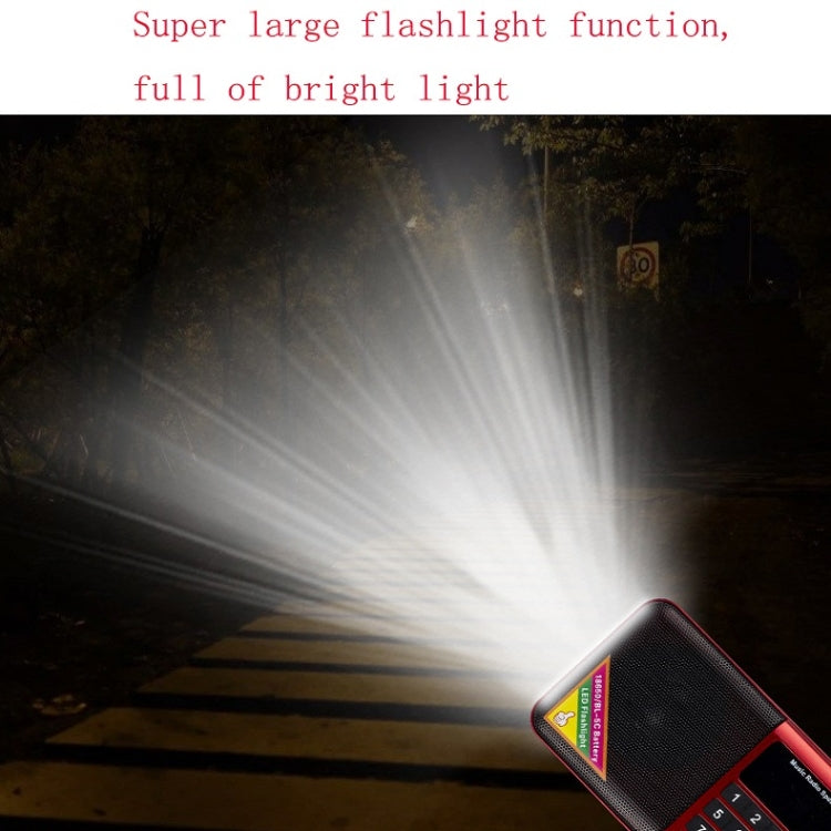 Bluetooth Card Radio Digital FM Player, Specifications: Y-509FM (No Solar Panel)(Black) - Radio Player by PMC TechLife | Online Shopping South Africa | PMC TechLife