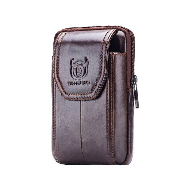 BULL CAPTAIN  Leather Multifunctional Waist Bag For Men(Brown-08) - Wallets by BULL CAPTAIN | Online Shopping South Africa | PMC TechLife | Buy Now Pay Later Mobicred