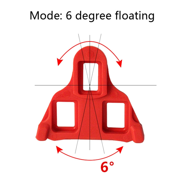 1pair Bicycle Pinch Group Combination Screw Highway Car Riding Shoes Bicycle Lock Tablet(Red) - Pedals by PMc TechLife | Online Shopping South Africa | PMc TechLife | Buy Now Pay Later Mobicred