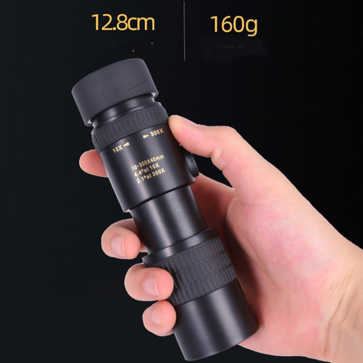 10-300x40 Monocular HD Telescope BAK4 Prism Telescope,Style: Standard - Monocular Binoculars by PMC TechLife | Online Shopping South Africa | PMC TechLife | Buy Now Pay Later Mobicred