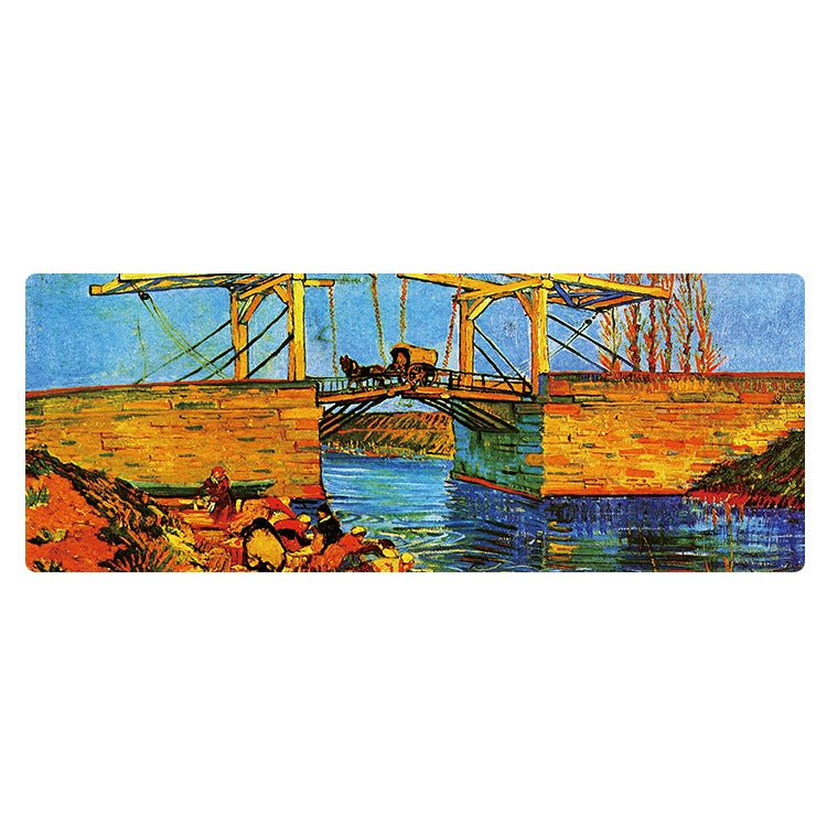 400x900x4mm Locked Am002 Large Oil Painting Desk Rubber Mouse Pad(Carriage) - Mouse Pads by PMC TechLife | Online Shopping South Africa | PMC TechLife | Buy Now Pay Later Mobicred