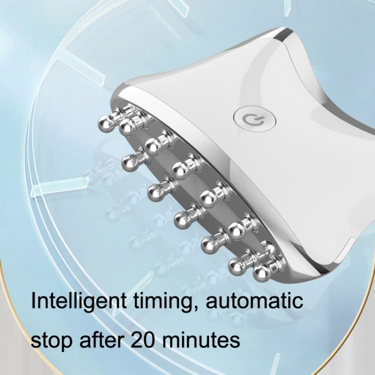 SM-2102 EMS Color Light Meridian Dredging Scraping Massager(White Gold) - free shipping - PMC TechLife - Order now!