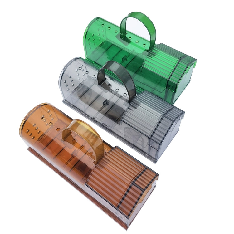 2 PCS  Large Plastic Mousetrap Mouse Cage Pedal Trap(Brown) - Traps by PMC TechLife | Online Shopping South Africa | PMC TechLife | Buy Now Pay Later Mobicred