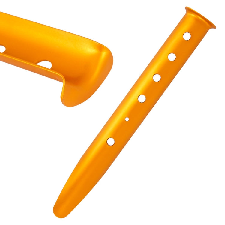 Outdoor Camping Tent Aluminum Alloy Tubular Ground Nails(Gold) - Tents & Accessories by PMC TechLife | Online Shopping South Africa | PMC TechLife | Buy Now Pay Later Mobicred