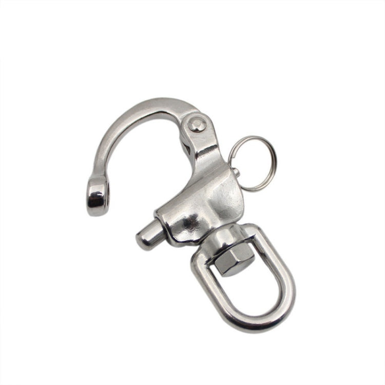Yachting Sailing Stainless Steel Coil Type Rotary Spring Shackle, Specification: 70mm - Marine Accessories & Parts by PMC TechLife | Online Shopping South Africa | PMC TechLife | Buy Now Pay Later Mobicred