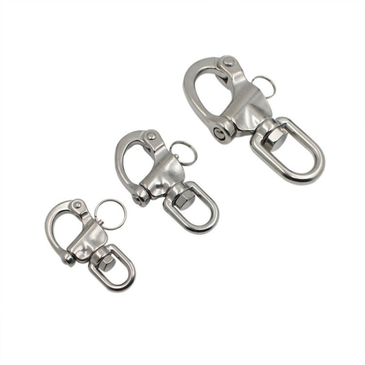 Yachting Sailing Stainless Steel Coil Type Rotary Spring Shackle, Specification: 87mm - Marine Accessories & Parts by PMC TechLife | Online Shopping South Africa | PMC TechLife | Buy Now Pay Later Mobicred