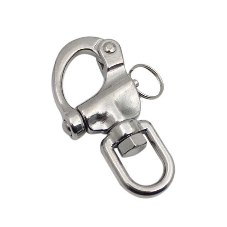 Yachting Sailing Stainless Steel Coil Type Rotary Spring Shackle, Specification: 128mm - Marine Accessories & Parts by PMC TechLife | Online Shopping South Africa | PMC TechLife | Buy Now Pay Later Mobicred
