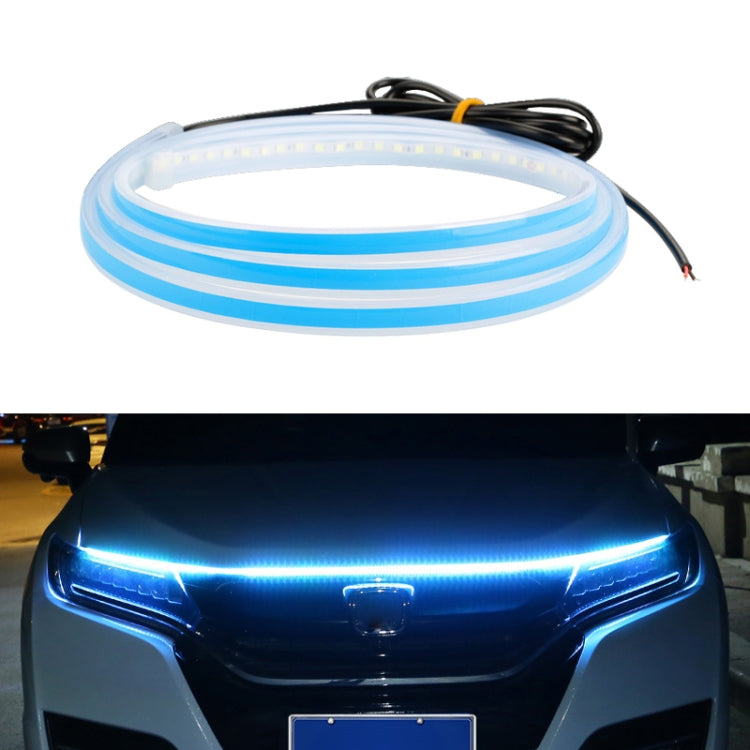 Car LED Streamer Decorative Hood Atmosphere Lights, Style: Monochrome Ice Blue Light(1.8m) - Decorative Lights by PMC TechLife | Online Shopping South Africa | PMC TechLife | Buy Now Pay Later Mobicred