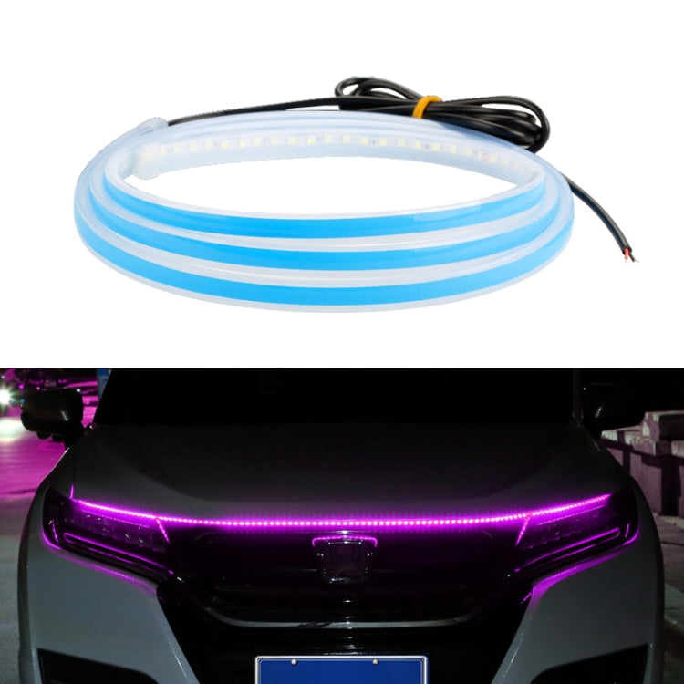 Car LED Streamer Decorative Hood Atmosphere Lights, Style: Monochrome Pink Purple Light(1.8m) - Decorative Lights by PMC TechLife | Online Shopping South Africa | PMC TechLife | Buy Now Pay Later Mobicred