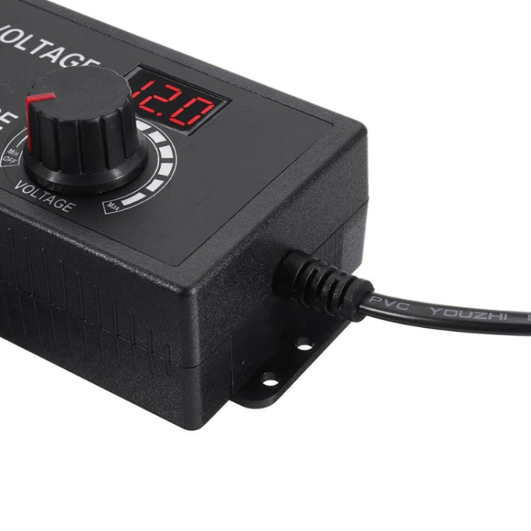HuaZhenYuan 3-12V5A High Power Speed Regulation And Voltage Regulation Power Adapter With Monitor, Model: US Plug - free shipping - PMC TechLife - Order now!