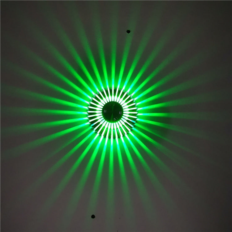 LED Aluminum Aisle Light Sunflower Corridor Lamp Decorative Light, Power source: Visible Installation 1W(Green) - Novelty Lighting by PMC TechLife | Online Shopping South Africa | PMC TechLife | Buy Now Pay Later Mobicred
