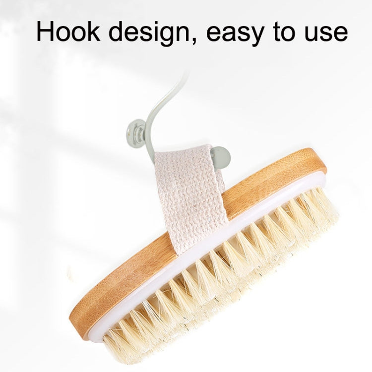 PPR Soft Beaded Boar Bristle Handleless Oval Massage Bath Brush(As Show) - Bath Brushes & Sponges by PMc TechLife | Online Shopping South Africa | PMc TechLife | Buy Now Pay Later Mobicred