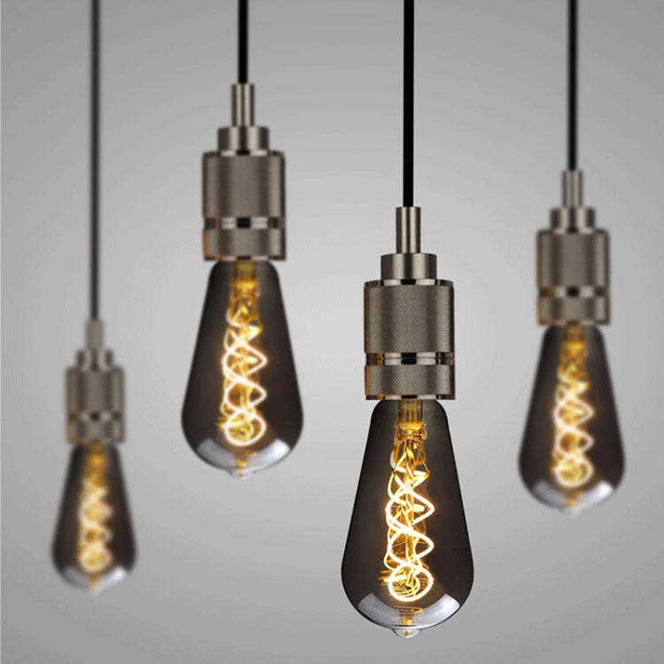 ST64 Electroplating Smoke Grey Warm Light LED Bulb Retro Lamp - LED Blubs & Tubes by PMc TechLife | Online Shopping South Africa | PMc TechLife | Buy Now Pay Later Mobicred