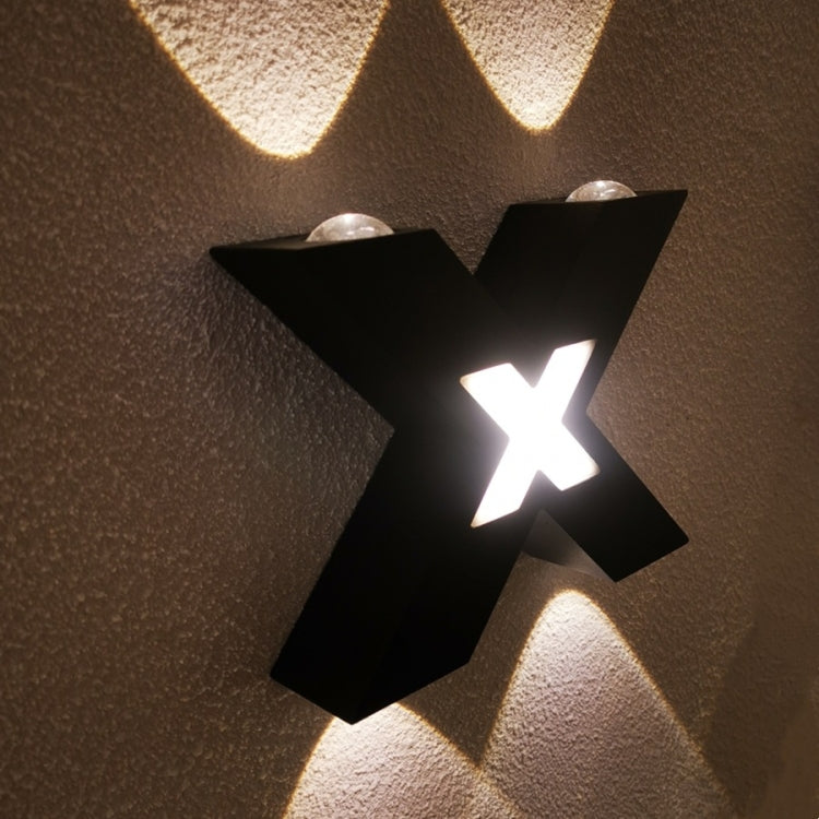 Bedroom Background Wall Lighting Outdoor Courtyard Waterproof Wall Lamp, Light color: Warm White(Black) - Wall Lamps by PMc TechLife | Online Shopping South Africa | PMc TechLife | Buy Now Pay Later Mobicred