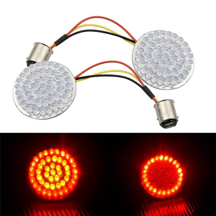 2 PCS Motorcycle LED Signal Steering Lamp For Dyna(Red Red Light 1157 Without Lampshade) - free shipping - PMC TechLife - Order now!