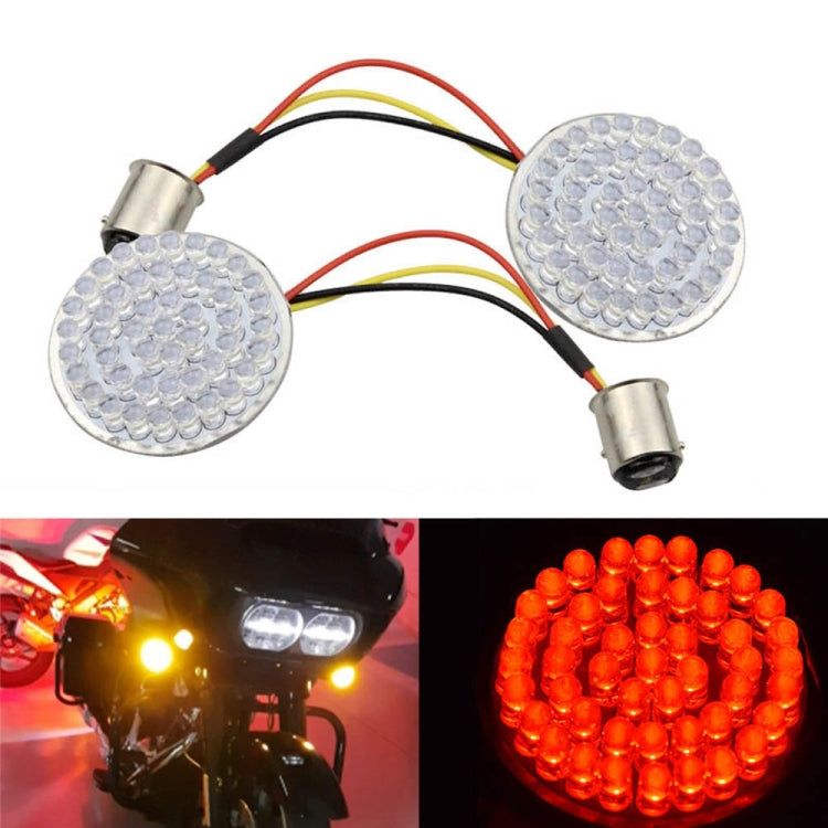 2 PCS Motorcycle LED Signal Steering Lamp For Dyna(Red Light 1156 Without Lampshade) - Signal Lights by PMC TechLife | Online Shopping South Africa | PMC TechLife | Buy Now Pay Later Mobicred