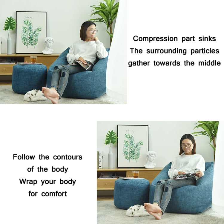Loafers Sofa BagSkeletonless  Coat, Unfilled, Specification: Chair Cloth Cover(Light Blue) - Sofa Covers & Chair Covers by PMC TechLife | Online Shopping South Africa | PMC TechLife | Buy Now Pay Later Mobicred