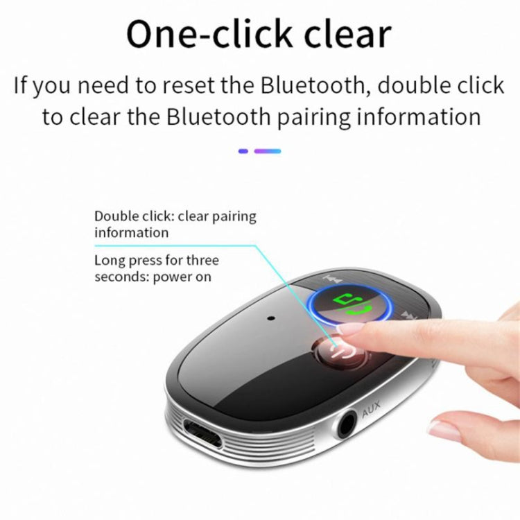 Car Bluetooth Receiver Music Player Wireless Audio Converter(Black) - Bluetooth Adapters by PMC TechLife | Online Shopping South Africa | PMC TechLife | Buy Now Pay Later Mobicred