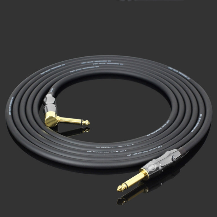KGR Guitar Cable Keyboard Drum Audio Cable, Specification: 10m(Elbow Straight Jack) - Instrument Audio Cables by KGR | Online Shopping South Africa | PMC TechLife | Buy Now Pay Later Mobicred
