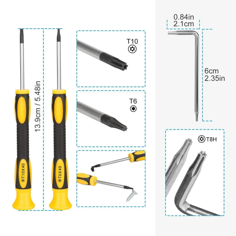 17 In 1 Game Console Repair Screwdriver Tool Set For NS Switch, Series: 17 In 1 (3) - Switch Spare Parts by PMC TechLife | Online Shopping South Africa | PMC TechLife | Buy Now Pay Later Mobicred