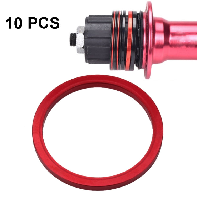 10 PCS FMFXTR Bicycle BB Middle Shaft Flying Wheel Cushion, Thickness: 2.5mm (Red) - Cap Component by FMFXTR | Online Shopping South Africa | PMc TechLife | Buy Now Pay Later Mobicred