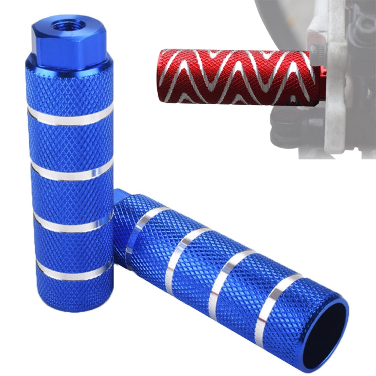 FMFXTR Bicycle Back Seat Foot Pedal Universal Back Rear Post, Color: Blue Large Hole Long - Pedals by FMFXTR | Online Shopping South Africa | PMc TechLife | Buy Now Pay Later Mobicred