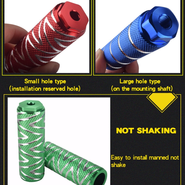 FMFXTR Bicycle Back Seat Foot Pedal Universal Back Rear Post, Color: Blue Large Hole Long - Pedals by FMFXTR | Online Shopping South Africa | PMc TechLife | Buy Now Pay Later Mobicred