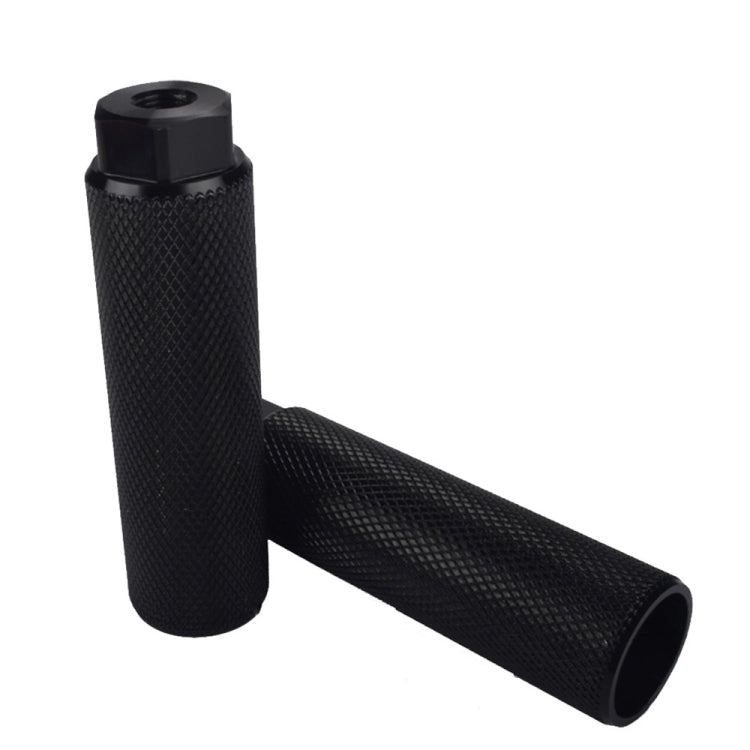 FMFXTR Bicycle Back Seat Foot Pedal Universal Back Rear Post, Color: Black Large Hole Long - Pedals by FMFXTR | Online Shopping South Africa | PMc TechLife | Buy Now Pay Later Mobicred