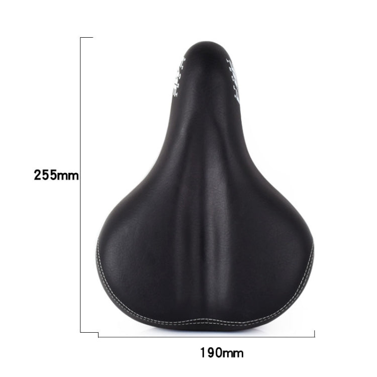 FMFXTR Mountain Bicycle Cushion Saddle Soft Wide Comfortable Spring Seat Cushion(Black) - Bicycle Saddle by FMFXTR | Online Shopping South Africa | PMc TechLife | Buy Now Pay Later Mobicred