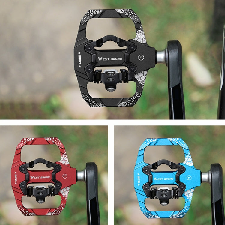 A Pair WEST BIKING YP0802086 Mountain Bike Aluminum Bearing Pedals(Red) - free shipping - PMc TechLife - Order now!