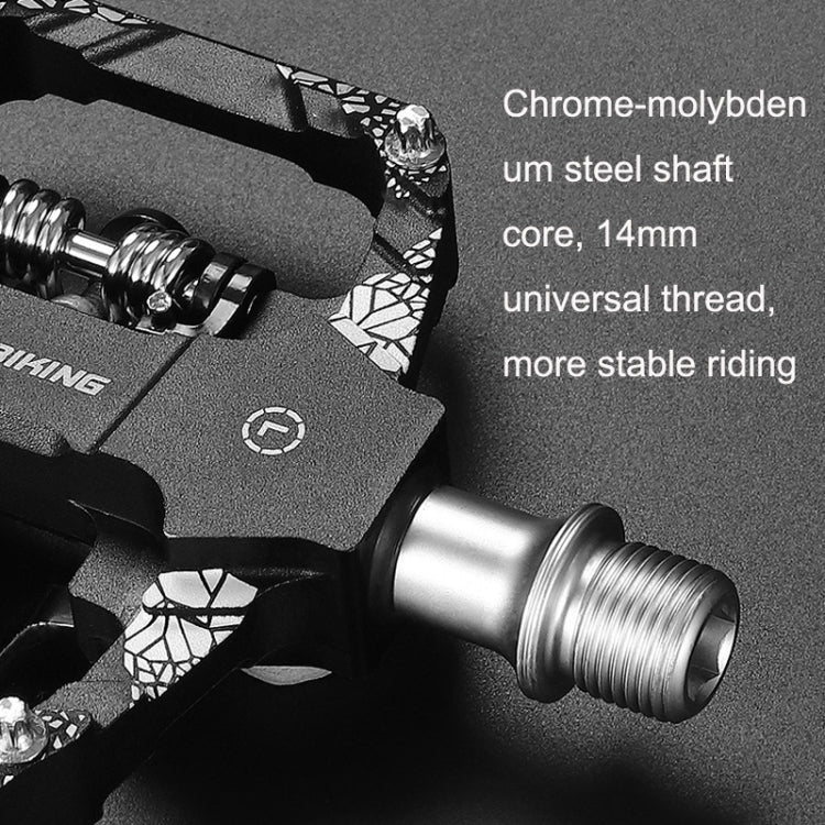 A Pair WEST BIKING YP0802086 Mountain Bike Aluminum Bearing Pedals(Black) - free shipping - PMc TechLife - Order now!