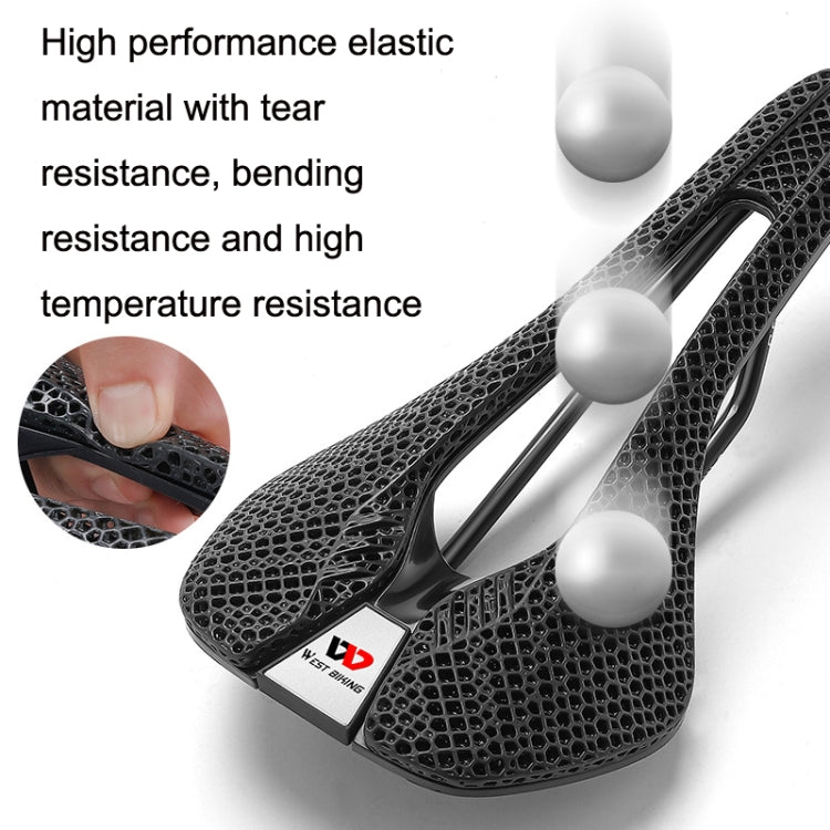 WEST BIKING YP0801130 Bicycle Comfort Honeycomb Seat Cushion(Black) - free shipping - PMc TechLife - Order now!