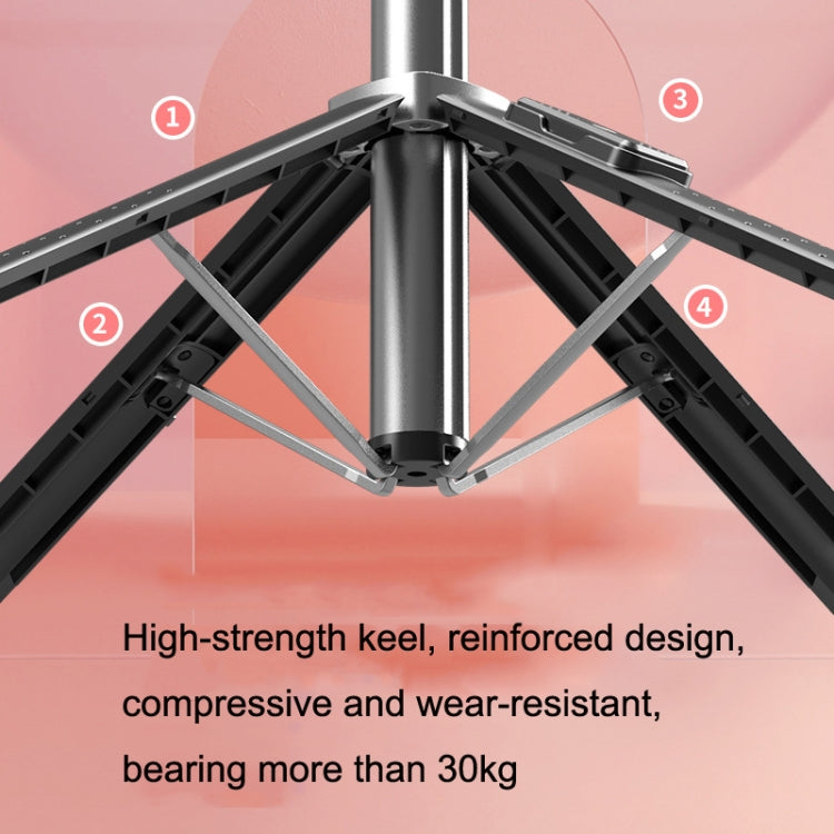 Phone Live Bracket Bluetooth Selfie Tripod, High: 104CM (Aluminum Alloy + Dual Fill Lights) - Selfie Sticks by PMC TechLife | Online Shopping South Africa | PMC TechLife | Buy Now Pay Later Mobicred