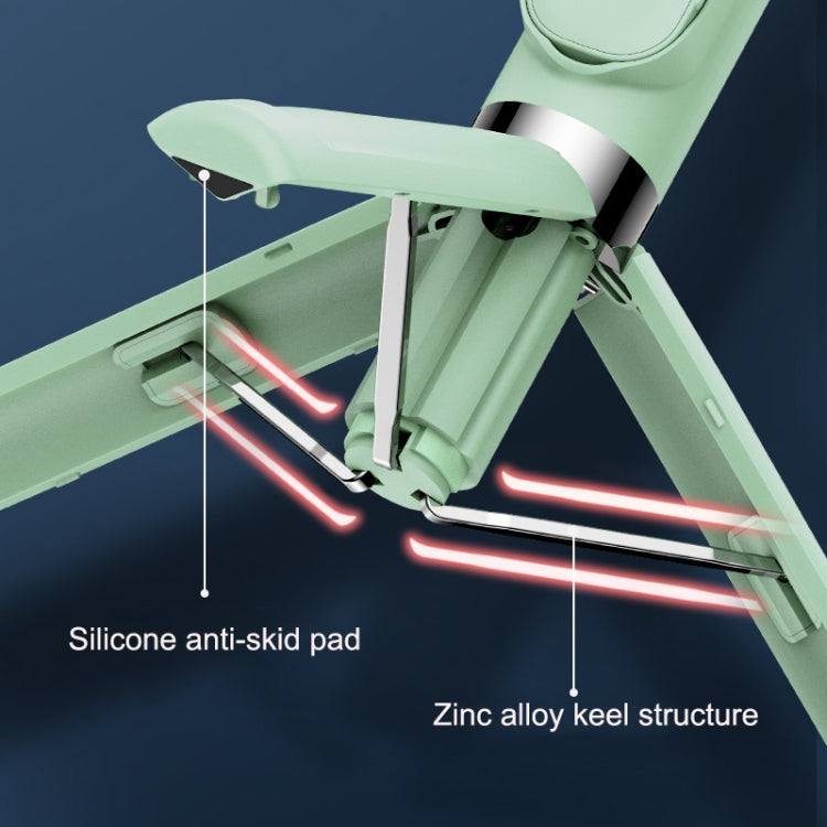 Integrated Reinforcement Keel Live Desktop Bluetooth Mobile Selfie Stick(Lemon Yellow) - free shipping - PMC Jewellery - Order now!