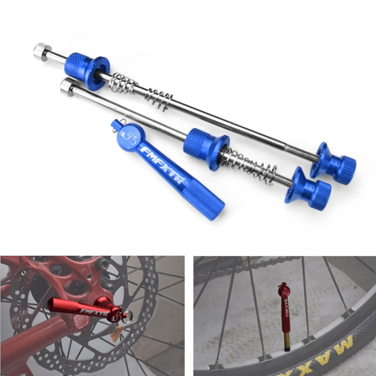 FMFXTR Mountain Bicycles Flower Drum Fast Disassembly Rod(Blue) - Quick Release by FMFXTR | Online Shopping South Africa | PMC TechLife | Buy Now Pay Later Mobicred