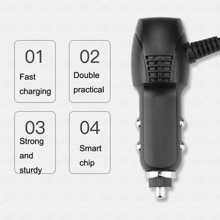 2 PCS Car Charger Fast Charging Driving Recorder Supply Line, Style: 1A+2A(Mini Straight Head) - Cables & Connectors by PMC TechLife | Online Shopping South Africa | PMC TechLife | Buy Now Pay Later Mobicred