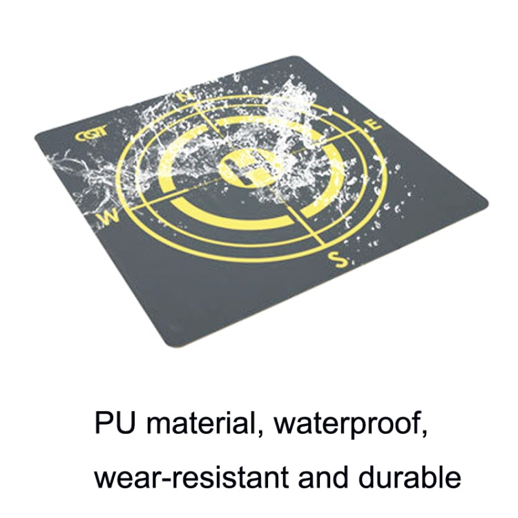 Outdoor Aerial Photography Double-sided Landing Pad For DJI Mavic 3 / Air 2 / Air 2S(Yellow + Black) - Parking Apron by PMC TechLife | Online Shopping South Africa | PMC TechLife