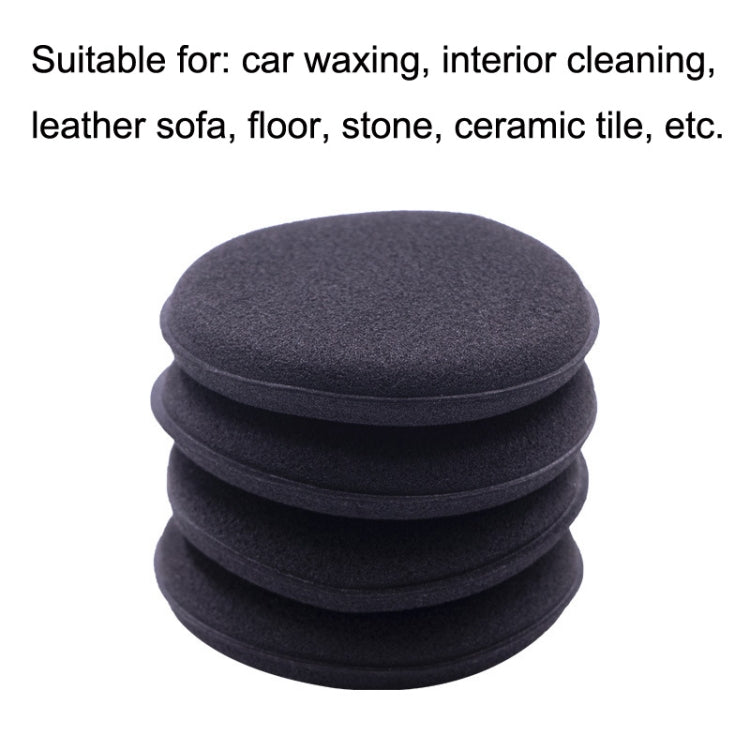50 PCS Waxing Sponge Cars With Round Edge Car Washing Car Wax Maintenance Polished Sponge(Black) - free shipping - PMC TechLife - Order now!