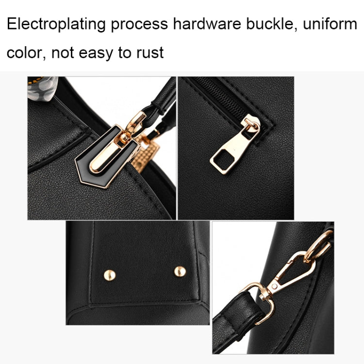 378 Three-dimensional Carved Ladies Handbag(Black) - Handbags by PMC TechLife | Online Shopping South Africa | PMC TechLife