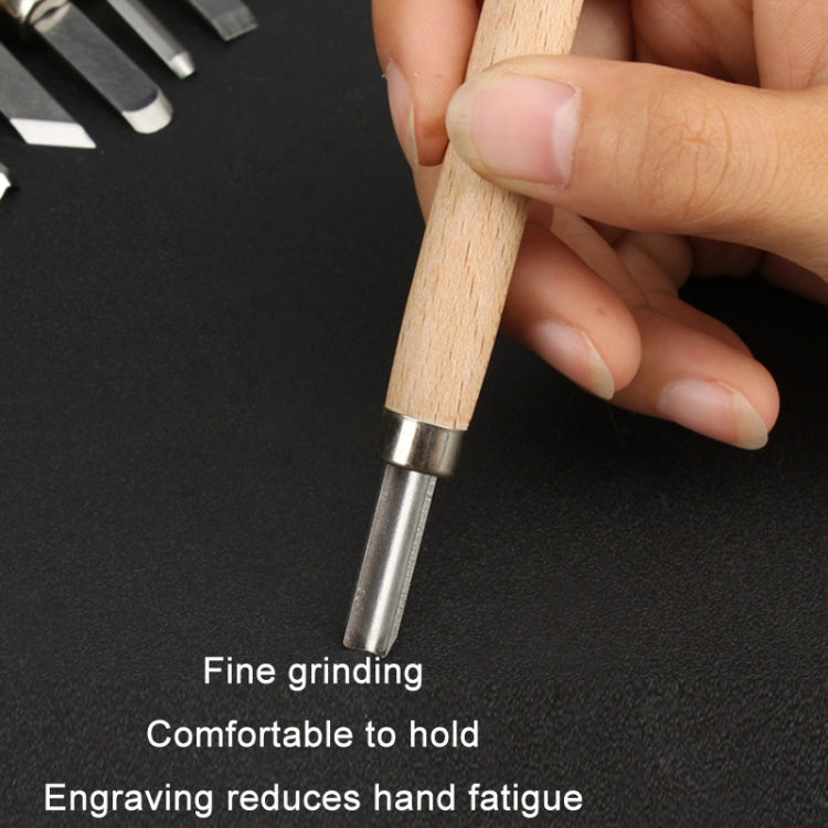 8 PCS/Set MYTEC Multifunctional Woodworking Rubber Stamp Carving Tool Knife - Burin &Cutting Knife by MYTEC | Online Shopping South Africa | PMC TechLife | Buy Now Pay Later Mobicred