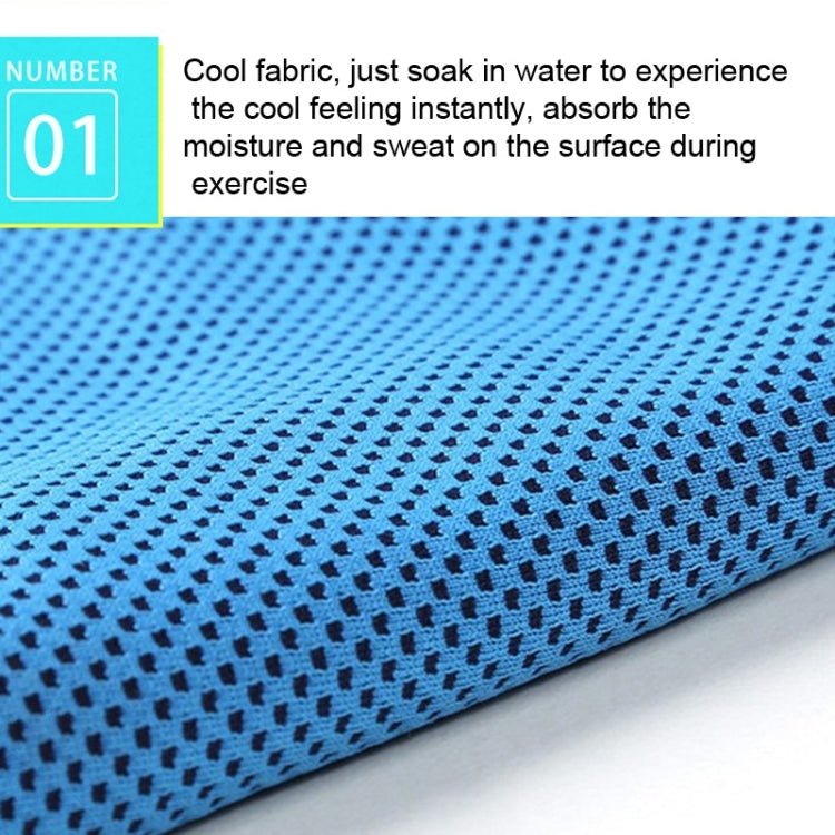 30x90cm Summer Fitness Cold Sports Towel To Cool Down Ice Cold Towel(Royal Blue) - Sports Towels by PMC TechLife | Online Shopping South Africa | PMC TechLife | Buy Now Pay Later Mobicred