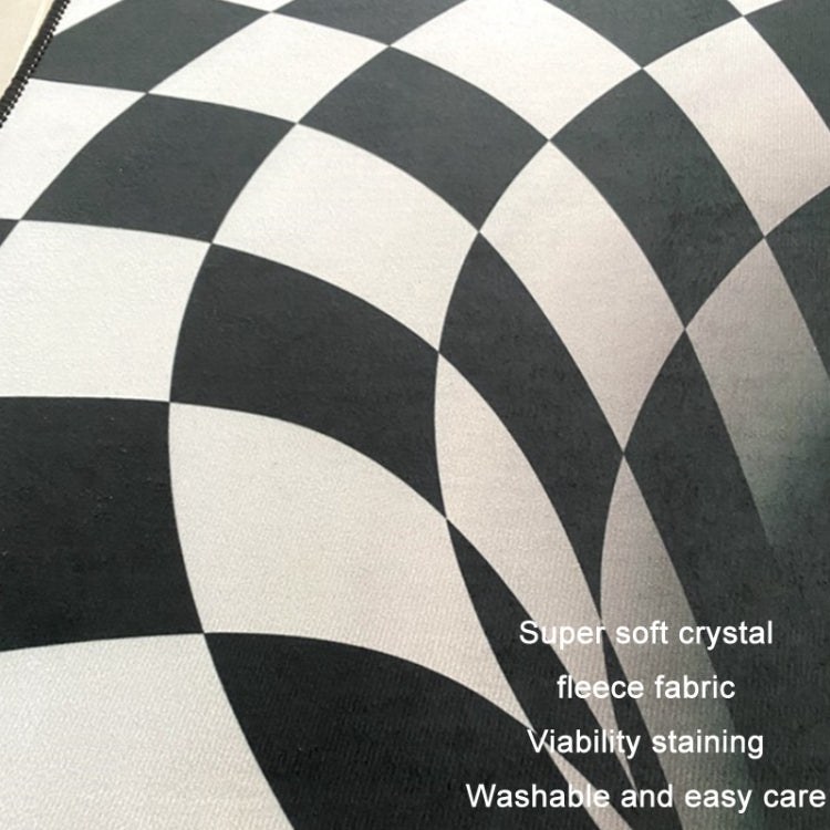 3D Geometric Stereo Trap Vision Living Room Bedroom Carpet, Size: 40x60cm(Rectangular Vision G) - Mats by PMC TechLife | Online Shopping South Africa | PMC TechLife