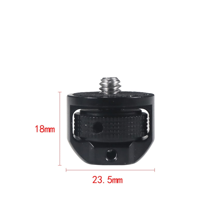 Camera Conversion Screw 1/4 Inch  Adapter for DJI Pocket2 /Insta360 ONE X2(Black) - Screws by PMC TechLife | Online Shopping South Africa | PMC TechLife | Buy Now Pay Later Mobicred