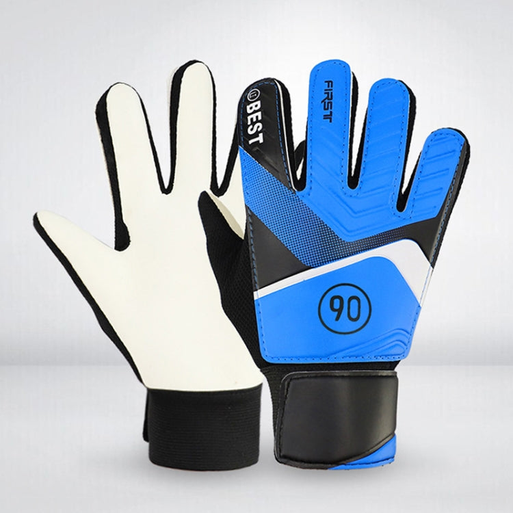 Children Football Goalkeeper Glove Latex Anti-Collision Goalkeeper Gloves, Size: 5(Blue) - Safety Gloves by PMC TechLife | Online Shopping South Africa | PMC TechLife | Buy Now Pay Later Mobicred