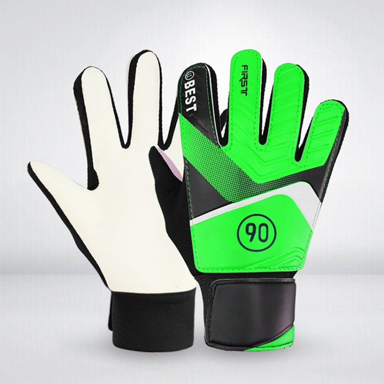 Children Football Goalkeeper Glove Latex Anti-Collision Goalkeeper Gloves, Size: 7(Green) - Safety Gloves by PMC TechLife | Online Shopping South Africa | PMC TechLife | Buy Now Pay Later Mobicred