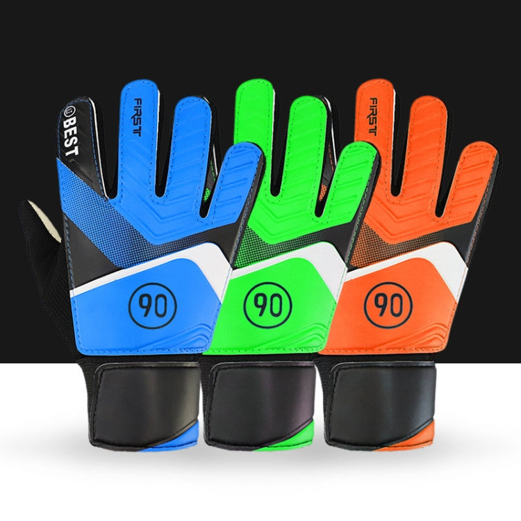Children Football Goalkeeper Glove Latex Anti-Collision Goalkeeper Gloves, Size: 7(Orange) - Safety Gloves by PMC TechLife | Online Shopping South Africa | PMC TechLife | Buy Now Pay Later Mobicred