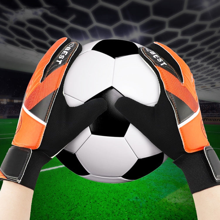 Children Football Goalkeeper Glove Latex Anti-Collision Goalkeeper Gloves, Size: 7(Green) - Safety Gloves by PMC TechLife | Online Shopping South Africa | PMC TechLife | Buy Now Pay Later Mobicred