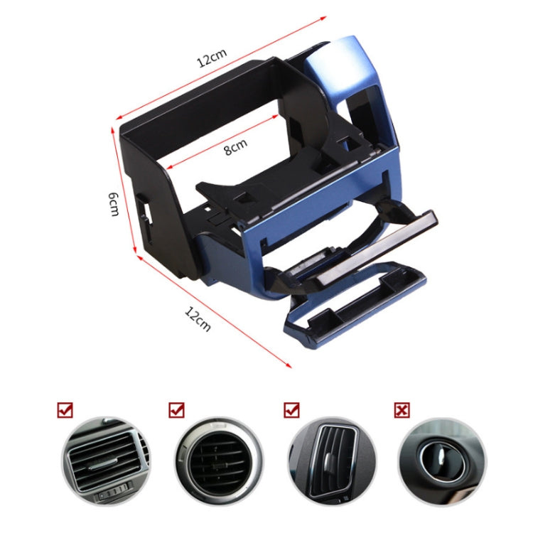 2 PCS SD-1012 Car Multifunctional Drink Holder Garbage Box(Blue) - Car Drink Holders by PMC TechLife | Online Shopping South Africa | PMC TechLife | Buy Now Pay Later Mobicred