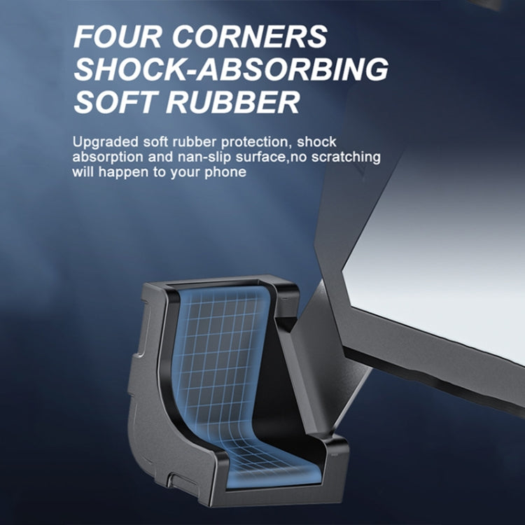 L101+M011 Outdoor Cycling Mechanical Locking Phone Holder(Yellow) - Holders by PMC TechLife | Online Shopping South Africa | PMC TechLife | Buy Now Pay Later Mobicred