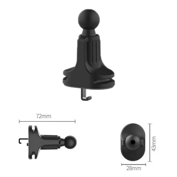 6 PCS Car Air Outlet Mobile Phone Bracket Base Can Clip Data Cable, Size: 13mm Ball Head - Universal Car Holders by PMC Jewellery | Online Shopping South Africa | PMC Jewellery | Buy Now Pay Later Mobicred